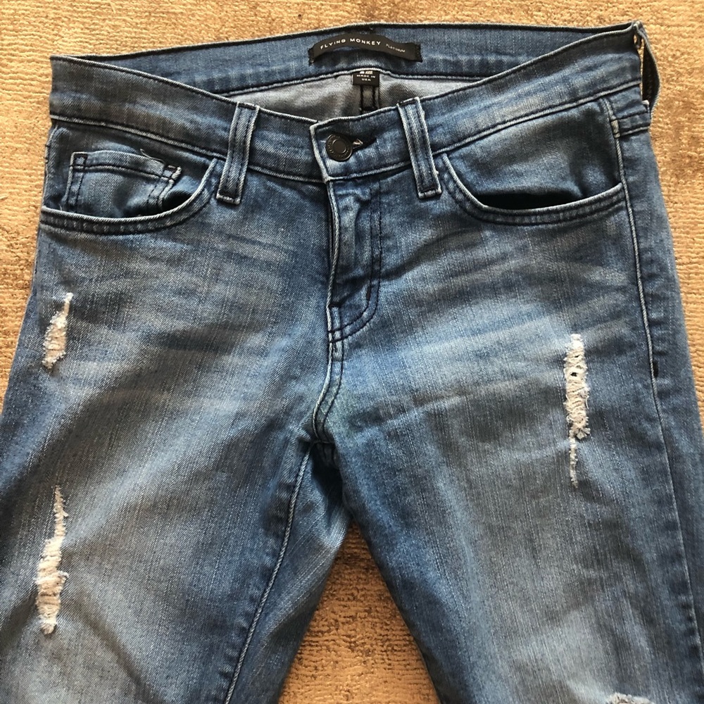 Flying Monkey Distressed Jeans